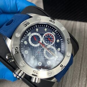 InfraRed IR-CHA-014 Challenger Rally Blue Band w/Pine Watch Face - $225 List!